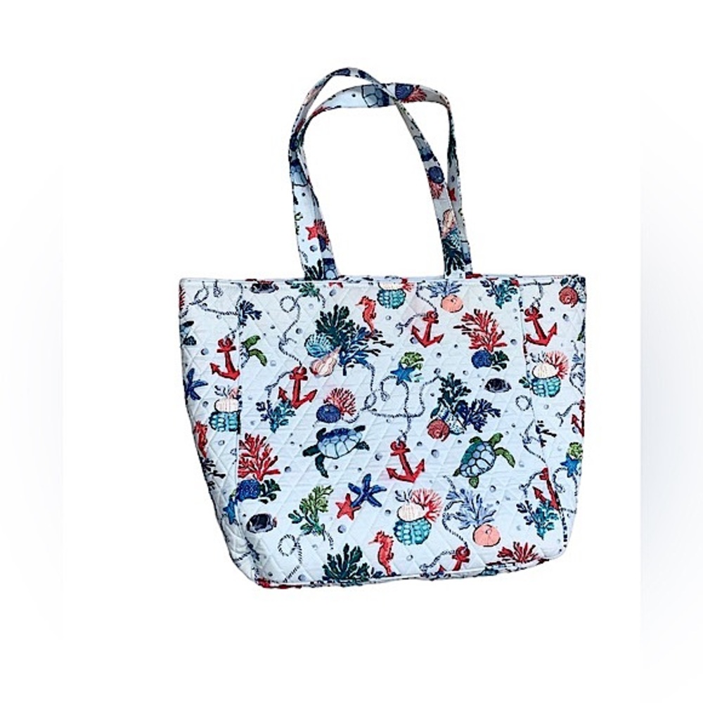 VERA BRADLEY sealife NAUTICAL beach theme Antilles tote bag - Picture 10 of 15